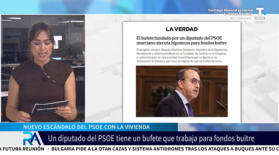 Joaquín Martínez Salmerón, diputado del PSOE y vinculado a una sociedad inmobiliaria