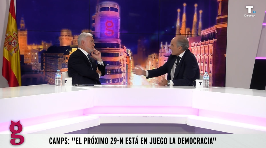 Camps alerta del peligro de Sánchez: «El próximo noviembre está en juego la democracia»