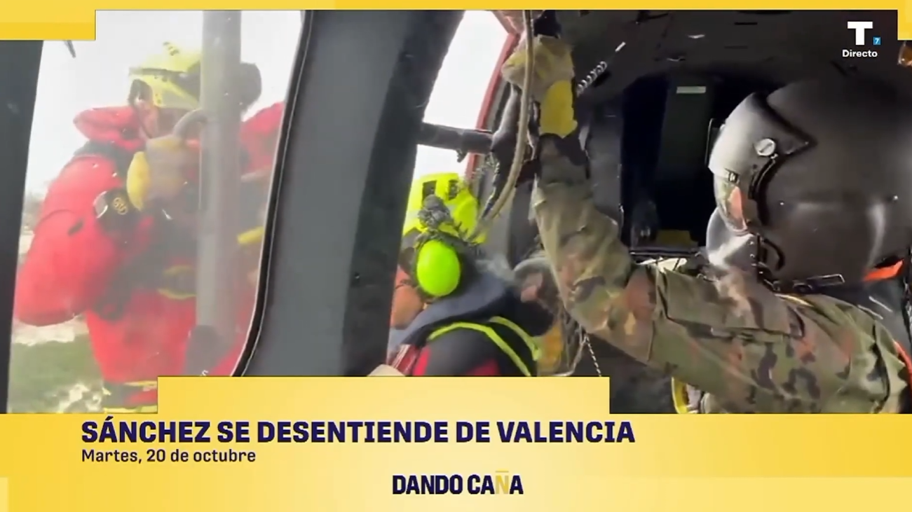 Sánchez recomienda canciones de amor mientras una DANA azota Valencia