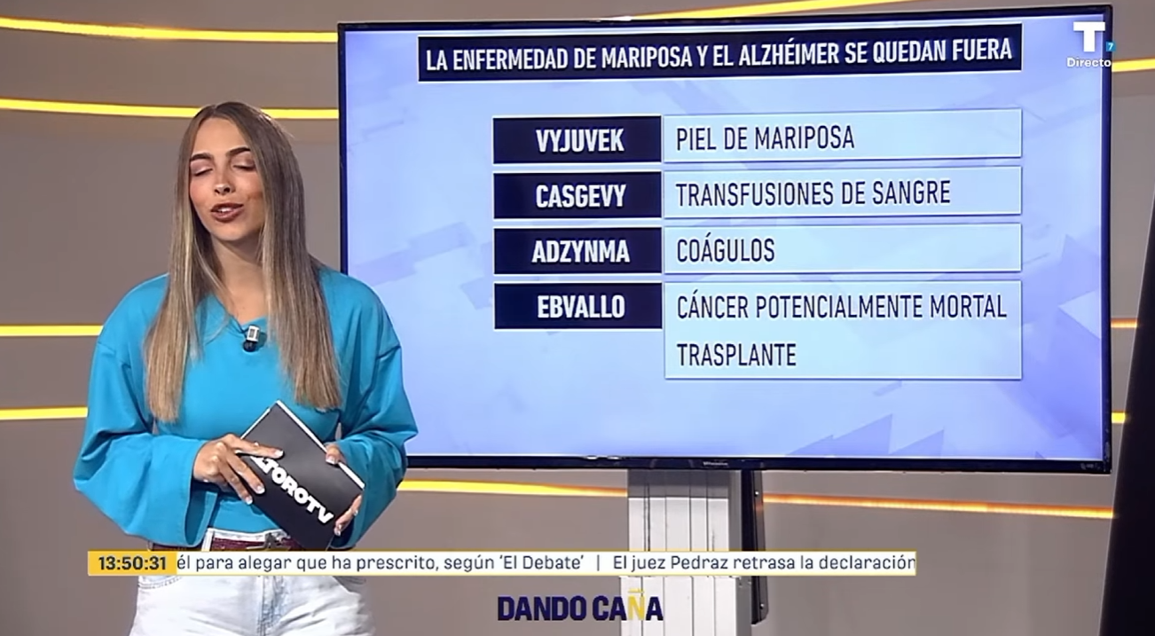 Deja de financiar tratamientos para el Ahlzéimer o la piel de mariposa