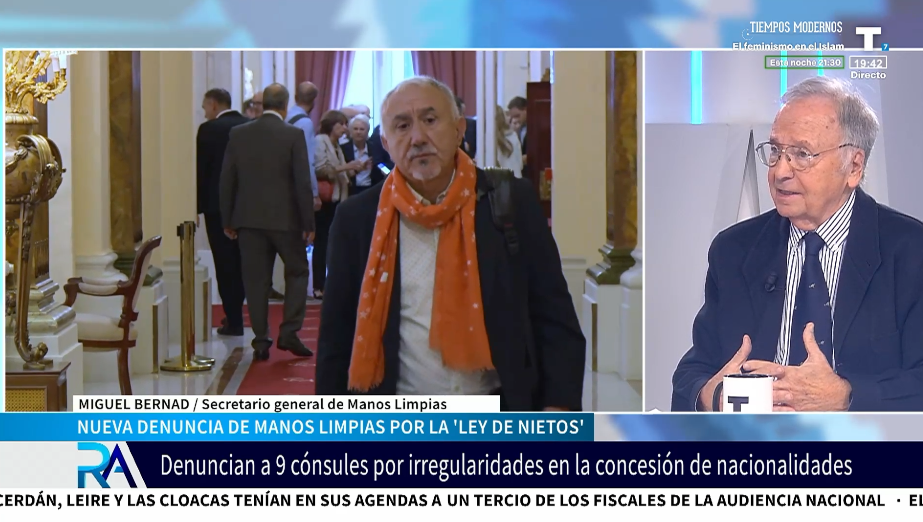 Manos Limpias: «En el consulado de La Habana están pagando 500 euros por conseguir la nacionalidad»