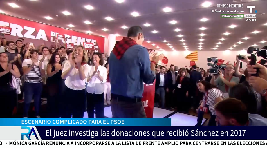 ¿Quién financió las primarias de 2017 en las que Sánchez ganó a Susana Díaz y Patxi López?