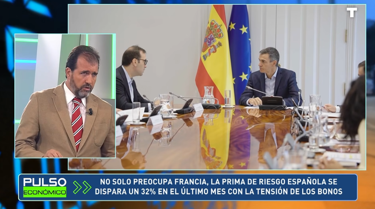 La crisis de Francia amenaza a España: la prima de riesgo se dispara un 32% en un mes