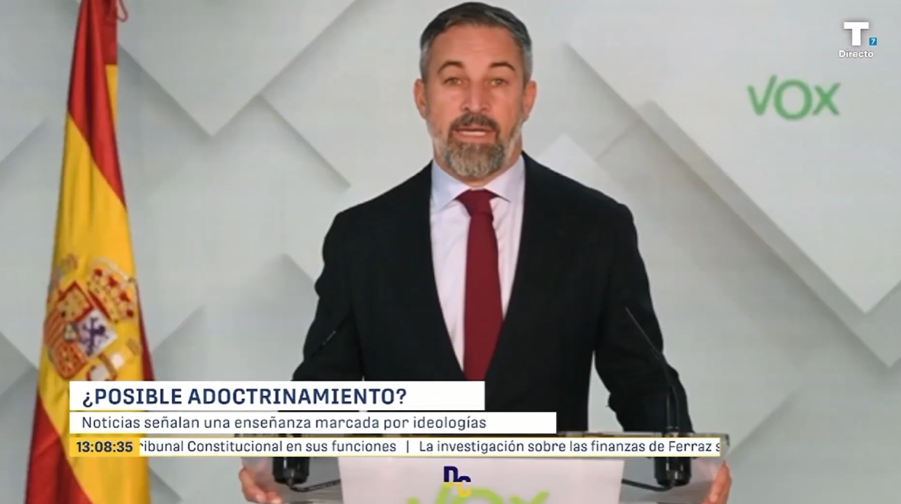 La UCM señala a VOX e intenta adoctrinar a sus alumnos