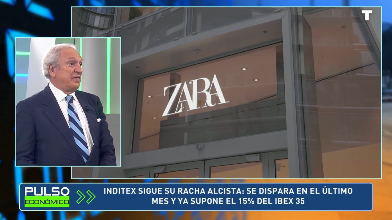 La imparable subida de Inditex dispara su peso en el Ibex 35