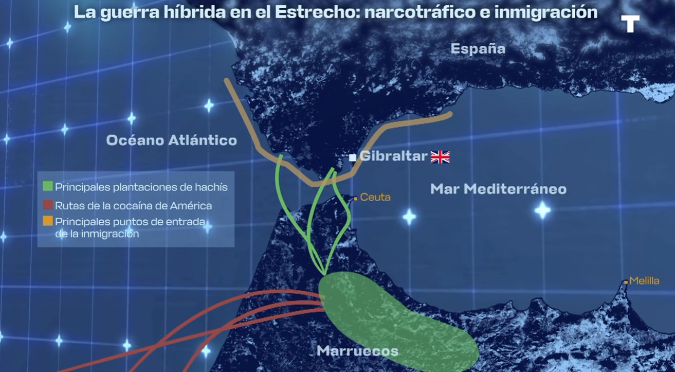 Inmigración, narcotráfico y luchas entre potencias: así se vive en el estrecho de Gibraltar