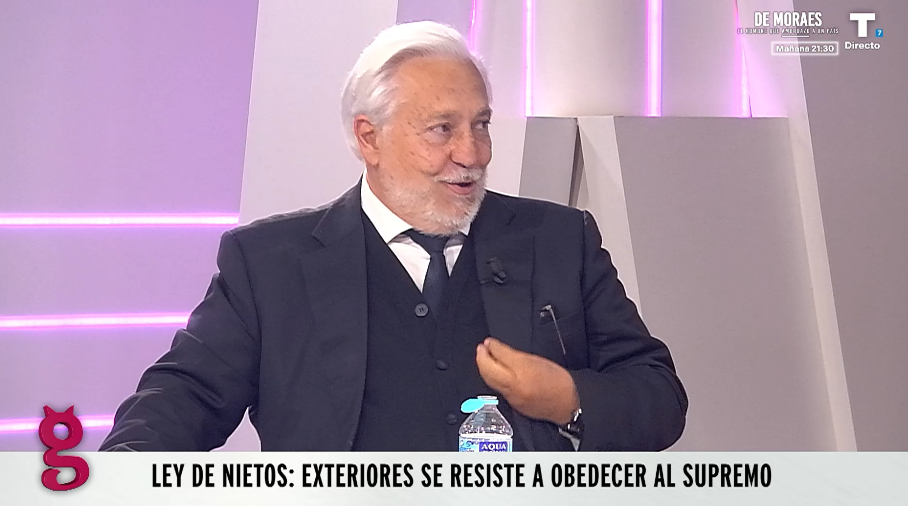 Julio Ariza carga contra la ‘Ley de nietos’: «están dispuestos a todo»