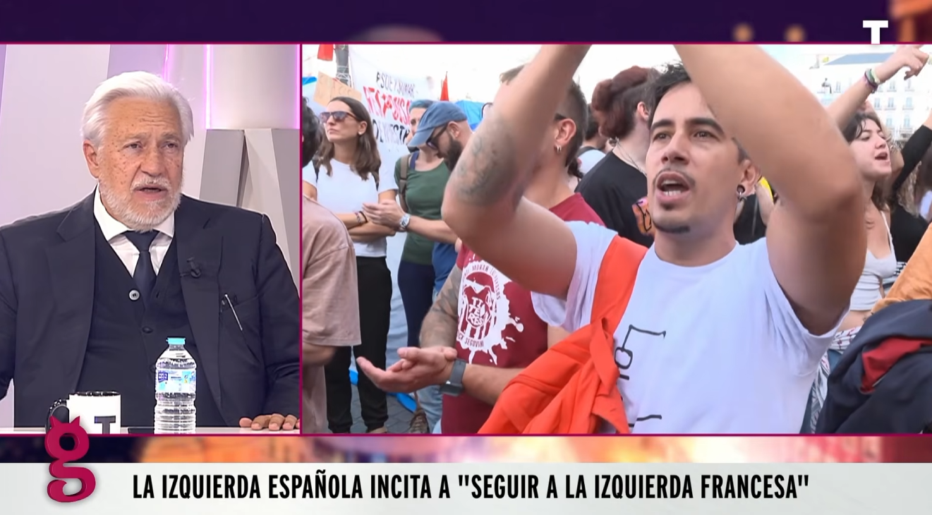 Julio Ariza apunta que «los que se van a arruinar son los que incendian la calle»