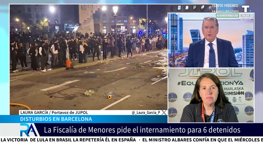 Laura García (JUPOL): «En Sol quedan grupos violentos, pro Hamás y a favor de la okupación»