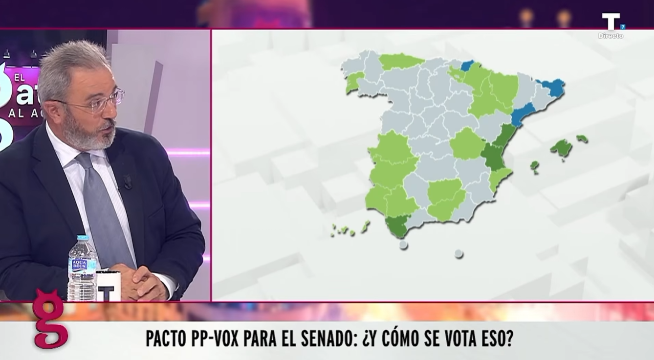 Carlos Flores, diputado de VOX, explica la unión de la oposición contra Sánchez