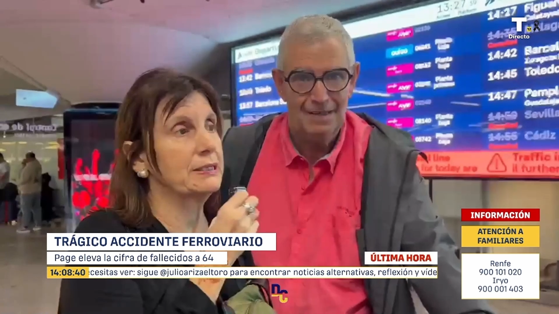 Los españoles opinan sobre el accidente ferroviario de Toledo desde Atocha