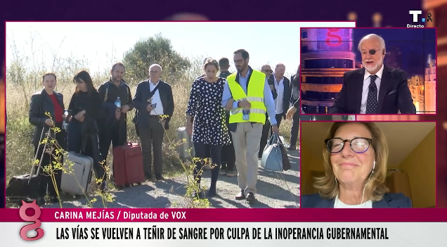 Carina Mejías, diputado de VOX: «Han encargado prostitutas para colocarlas en el ministerio»