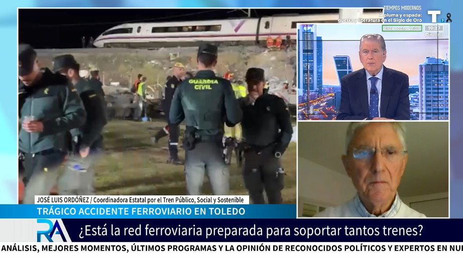 José Luis Ordóñez: «Ha sido un error transformar toda la red ferroviaria en alta velocidad»