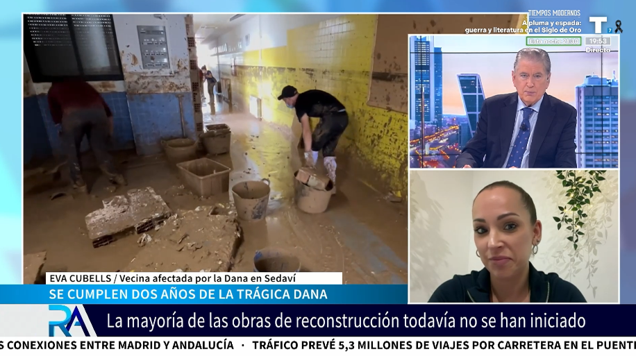 Eva Cubells, afectada Dana: «Hay calles con el suelo abierto y solo se ha reconstruido el 40%»