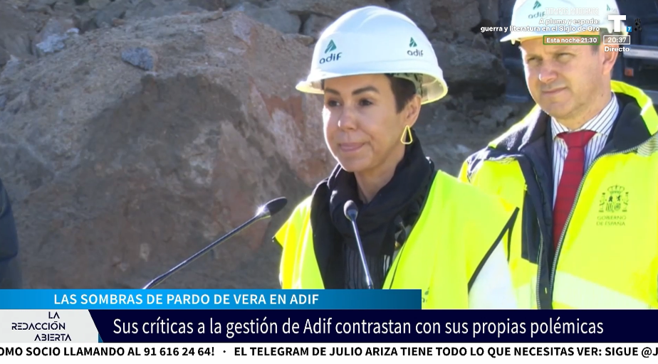 Pardo de Vera crítica al Gobierno por Urda pero permitió los negocios turbios en Adif