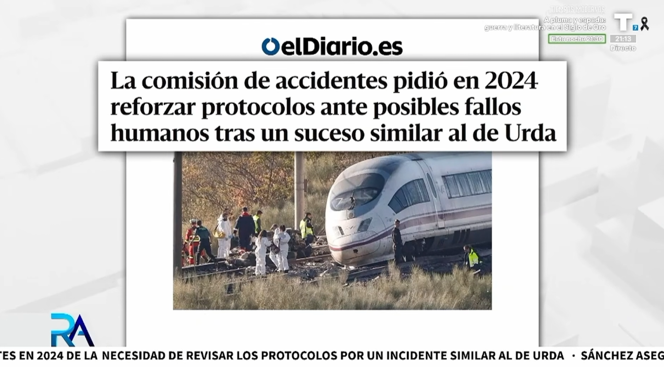 Urda y las señales de alarma: el aviso de 2024 sobre los protocolos ferroviarios