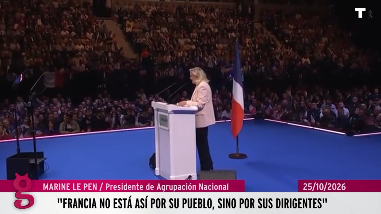 Marine Le Pen presenta su proyecto de «Renacimiento para Francia»